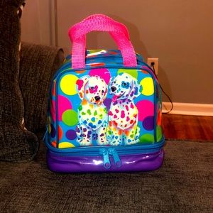 Vintage Lisa Frank Dalmatian Lunchbox With Free Matching Pencils